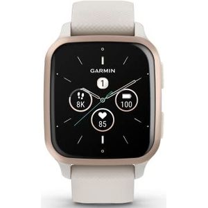 Garmin Venu Sq 2, Music, Ivory/Peach Gold, WW (gereviseerd)