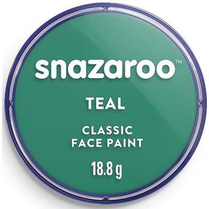 Snazaroo - Verf voor gezicht en lichaam, make-up voor gezicht en vermomming, voor kinderen en volwassenen, blush 18 ml, kleur eendengroen