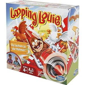 Hasbro Gaming Looping Louie - Het te gekke kippenjachtspel voor 2-4 spelers