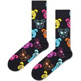 Happy Socks - Crew sokken (maat L) ~ hond, meerkleurig, Eén maat, Meerkleurig
