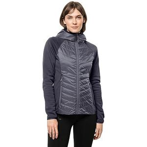 Jack Wolfskin Routeburn Pro Hybrid W Fleecejack voor dames, Dolfijn