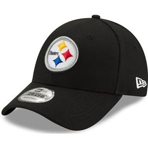 New Era 9FORTY NFL Pittsburgh Steelers pet, zwart/zilver, één maat, 10517871