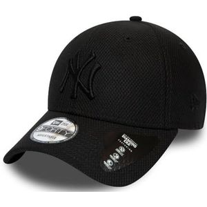 New Era MLB NEW YORK YANKEES Tonal Diamond 39THIRTY Stretch Fit Cap, Zwart, one size