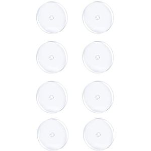 Crdifu 8 stuks transparante piercing-discs van siliconen, tegen hyperplasie, schotel, 1,2 mm tot 1,6 mm, silicone