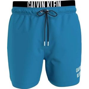 Calvin Klein Medium dubbele Wb dubbele riem voor heren, Transparant turquoise