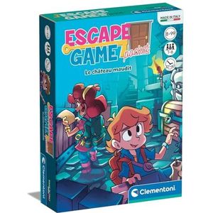 Clementoni - Escape Game: het kasteel - raadsels en denkspel voor kinderen - Pocket Edition - denk- en observatiespel - 1 tot 6 spelers - 30 minuten - vanaf 8 jaar + - 52602