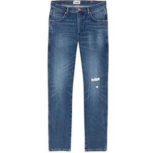 Wrangler Larston Jeans voor heren, Dark Indigo