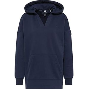 Dreimaster Sweatshirt met capuchon, dames, marineblauw, maat M, Navy Blauw