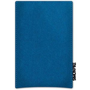 SIMON PIKE Boston BASIC wolvilt telefoonhoes voor Motorola Moto G petrol