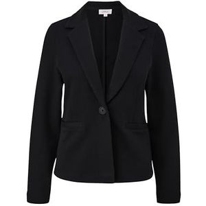 s.Oliver Blazer voor dames, zwart.