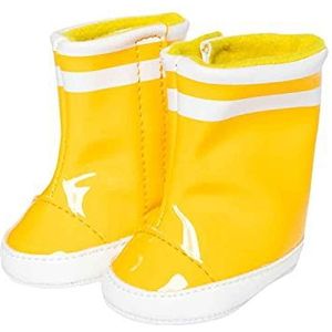 Heless - Rubberen laarzen voor poppen, geel, maat 38 tot 45 cm, 140