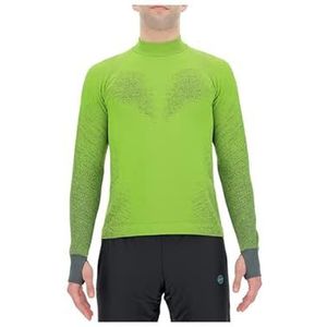 Shirt UYN Men Running Exceleration L/STurtle Neck Yellow Fluo Black