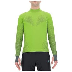 UYN Exceleration Heren Running Sweatshirt, Geel, Neon/Zwart, XXL