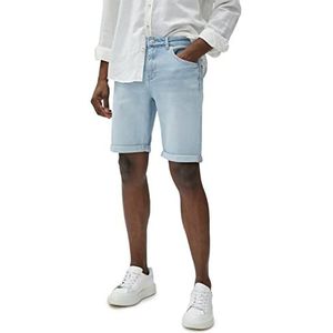 Koton Short en coton boutonné avec poches pliées pour homme, Indigo clair (600), 31