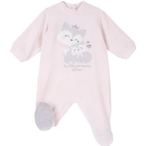 Chicco Eenhoorn-onesie chenille met voet, pyjama voor baby's en jongens, babymeisjes, Roze (789)