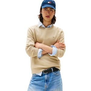 Tommy Jeans Tjm Slim Ess Light Sweater Ext Dm0dm18895 Herentrui, Leem kaki, M