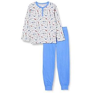 mon P'tit Dodo pijama set voor jongens, China-grijs/blauw