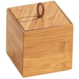 Wenko 23922100 Terra Bamboe Organizer met 3 vakken, opbergdoos, badmand, bamboe,bruin