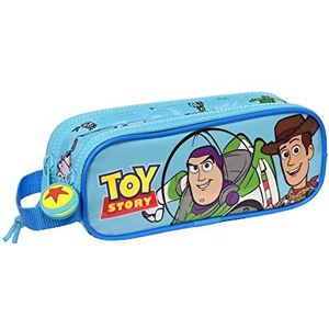 Toy Story Ready To Play - Etui voor kinderen van 5 tot 14 jaar, comfortabel en veelzijdig, kwaliteit en dikte, 21 x 6 x 8 cm, lichtblauw, lichtblauw, lichtblauw, lichtblauw, Estándar, casual, Lichtblauw, casual