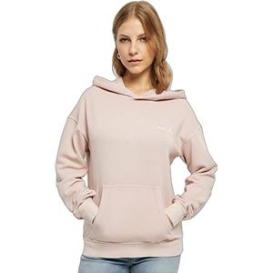 Urban Classics Ladies Small Embroidery Terry Hoody Sweatshirt à Capuche Femme, Rose, S