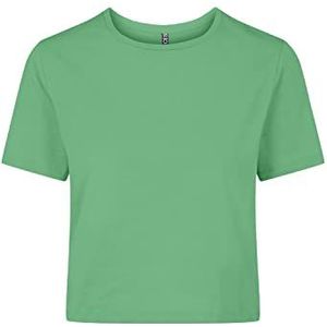 PIECES Pcrina Ss Crop Top Noos Bc T-shirt voor dames, Absinth Green