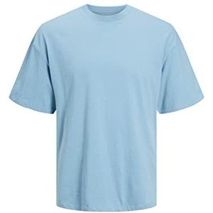 JACK & JONES PLUS Jorbrink T-shirt voor heren, ronde hals, blauw, zonsondergang