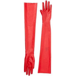 The Latex Collection Rosso 001493021 latex handschoenen voor dames, rood, S, rood (Rosso 001), rood (Rosso 001)