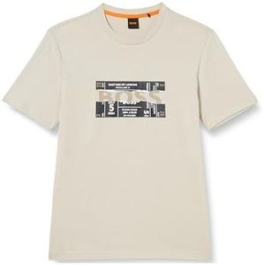 BOSS Te_ bossticket T-Shirt Homme, Light Beige271, M