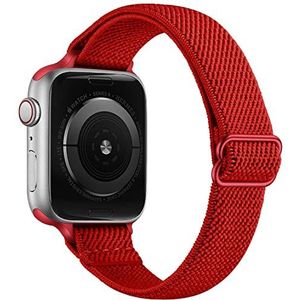 Lysun SOLO Loop elastische nylon armband, compatibel met Apple Watch band 38 mm, 40 mm, 41 mm, voor dames en heren, verstelbare elastische band voor iWatch Series SE/7/6/5/4/3/2/1