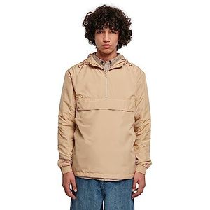 Urban Classics basic pull over jas heren, beige effen