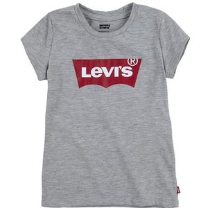 Levi's Kids T-shirt Batwing met Logo Lichtgrijs