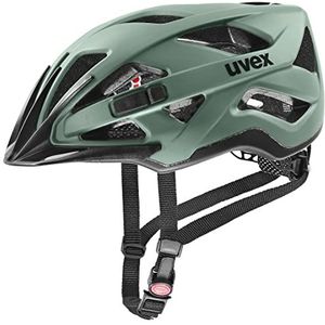 uvex Active CC fietshelm voor volwassenen, uniseks, mosgroen, 52-57 cm