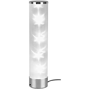 Reality Leuchten Rico R52811001 LED tafellamp kunststof wit chroom met RGB LED 1,5 W