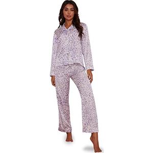 Chi Chi London Dames pyjama set met dierenprint, violet, maat 42, Paars