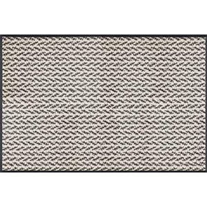 Wash + Dry Duo Latte voetmat, polyamide, bruin, 60 x 90 cm
