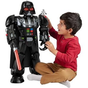 Fisher-Price Imaginext - HXG51 - Star Wars Darth Vader - 60 cm speelgoed - lichten, geluiden en stormtrooper Die-Cast - vanaf 3 jaar