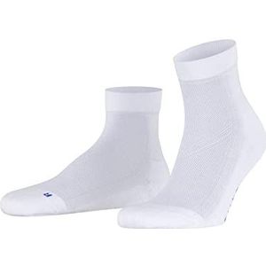 FALKE Cool Kick korte sokken, uniseks, heren en dames, ademend, sneldrogend, wit, zwart, lage kleuren, ademend, sneldrogend, met krulzool, 1 paar, wit (wit 2000), 37-38 EU