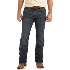 Wrangler Retro Fit Casual Bootcut Jeans Heren, Als stad