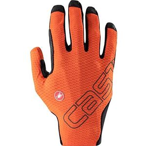 CASTELLI UNLIMITED LF GLOVE Heren fietshandschoenen Oranje Rust S, 4520034-318