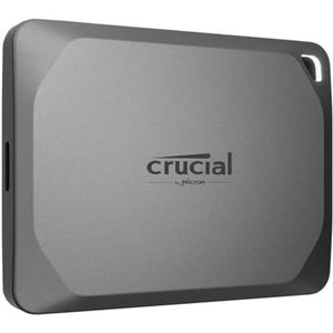 Crucial X9 Pro 4TB SSD draagbaar, tot 1050 MB/s lezen en schrijven, water- en stofdicht, pc, Mac, met Mylio Photos+ aanbod, externe SSD USB 3.2, CT4000X9PROSSD902