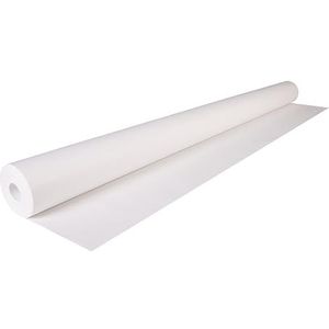 Clairefontaine - Ref 595701C - Kraftpapierrol (enkele rol) - 50 x 1m formaat, 60gsm papier, zuurvrij, pH-neutraal - Geschikt voor schilderen en tekenen - Wit