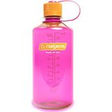 Nalgene Sustain Tritan BPA-vrije waterfles van 50% plastic afval, 947,2 g, smalle mond, flamingo-roze
