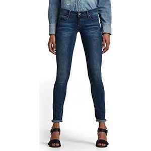 G-STAR RAW 3301 Low Skinny damesjeans, Blauw (Dk leeftijd 6553-89)