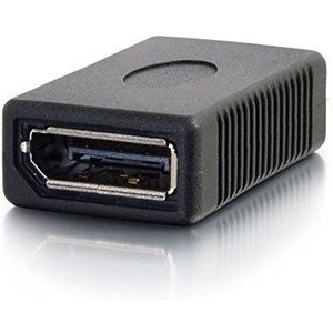 C2G DisplayPort F/F - adapter voor kabel (DisplayPort, DisplayPort, bus, zwart, 17 g)