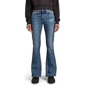 G-STAR RAW 3301 Flare Jeans voor dames, Blauw (Faded Cascade C052-c606)