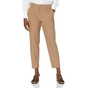 Selected Femme NOS Slfria Mw Cropped damesbroek Camel Mel Noos, Camel/patroon: gemêleerd.