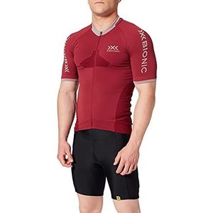 X-BIONIC T-shirt voor heren, Namib Rood/Dolomite Grijs