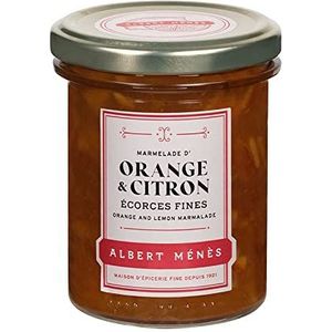Albert Ménès - Les jam - jam van Orange en de citroenschors, fijne schors, 295 g, 2 stuks