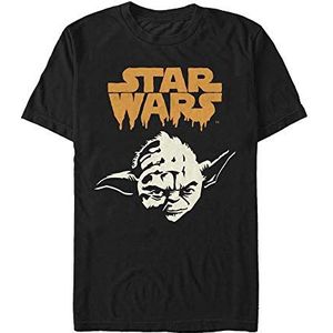 Star Wars Yoda Ghoul Heren gelicentieerd Halloween T-Shirt Zwart, S, zwart.