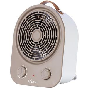 ARDES | AR4F17 SYNTHO elektrische verwarming, 2 vermogensverwarming, kamertemperatuurthermostaat, draagbare compacte elektrische verwarming met led aan/uit